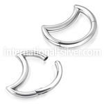 sgsh2 surgical steel hinged segment hoop moon