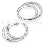 sgsh8 surgical steel hinged segment hoop double