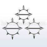 snpc straight barbells surgical steel 316l nipple