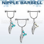 snpod12 straight barbells surgical steel 316l nipple