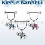 snpod13 straight barbells surgical steel 316l nipple