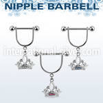 snpod14 straight barbells surgical steel 316l nipple