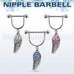 snpod18 straight barbells surgical steel 316l nipple