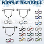 snpod19 straight barbells surgical steel 316l nipple