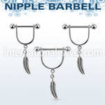 snpod1 straight barbells surgical steel 316l nipple