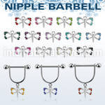 snpod27 surgical steel barbells nipple piercing