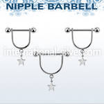 snpod29 surgical steel barbells nipple piercing
