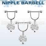 snpod2 straight barbells surgical steel 316l nipple