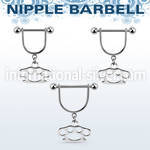snpod4 straight barbells surgical steel 316l nipple
