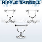 snpod6 straight barbells surgical steel 316l nipple