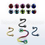 spetc3 spirals twisters anodized surgical steel 316l eyebrow