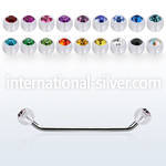 subajb5 surface piercing surgical steel 316l with acrylic parts surface piercings