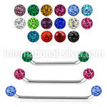 subbf5 surface piercing surgical steel 316l surface piercings
