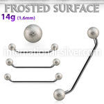 subbfo5 straight barbells surgical steel 316l surface piercings