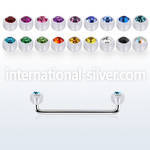 sudajb5 surface piercing surgical steel 316l with acrylic parts surface piercings