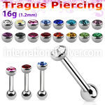 trg13 straight barbells surgical steel 316l tragus