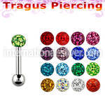 trg7 straight barbells surgical steel 316l tragus