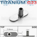 tsa1 dermals titanium g23 implant grade belly button