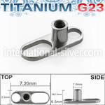 tsa3 dermals titanium g23 implant grade belly button