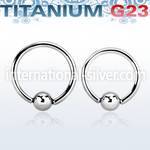 ubcr12 hoops captive rings titanium g23 implant grade ear lobe