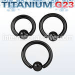 ubcrt10 hoops captive rings anodized titanium g23 implant grade ear lobe