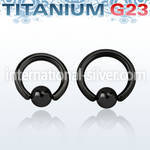 ubcrt8 hoops captive rings anodized titanium g23 implant grade ear lobe