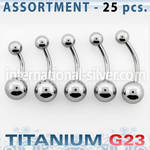 ublk196 belly rings titanium g23 implant grade belly button