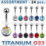 ublk20b belly rings titanium g23 implant grade belly button