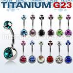 ubn2cgmj belly rings titanium g23 implant grade belly button