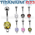 ubnczh belly rings titanium g23 implant grade belly button