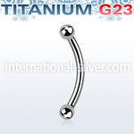 ubne25 micro curved barbells titanium g23 implant grade eyebrow