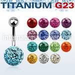 ubnfr10 belly rings titanium g23 implant grade belly button