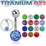 ubnfr8 belly rings titanium g23 implant grade belly button