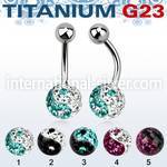 ubnfr8y belly rings titanium g23 implant grade belly button