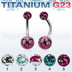 ubnfrgc belly rings titanium g23 implant grade belly button