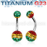 ubnfrgr belly rings titanium g23 implant grade belly button
