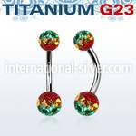 ubnfrsr belly rings titanium g23 implant grade belly button