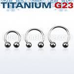 ucbb5 horseshoes titanium g23 implant grade belly button