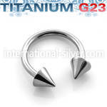 ucbcn horseshoes titanium g23 implant grade belly button