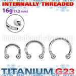 ucbeb25i titanium internal horseshoe balls