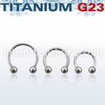 ucbeb horseshoes titanium g23 implant grade belly button