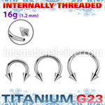 ucbecn3i titanium internal horseshoe 3mm cones