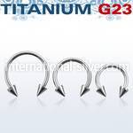 ucbecn horseshoes titanium g23 implant grade belly button