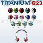 ucbfr3e horseshoes titanium g23 implant grade belly button