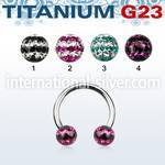 ucbfr5d horseshoes titanium g23 implant grade belly button