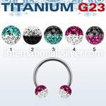 ucbfr6e horseshoes titanium g23 implant grade belly button