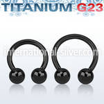 ucbrt12 horseshoes anodized titanium g23 implant grade ear lobe