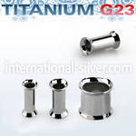 udpg tunnels gauges titanium g23 implant grade ear lobe