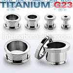 ufpg tunnels gauges titanium g23 implant grade ear lobe
