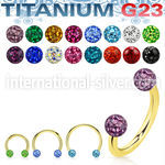 ugcbefr3 gold anodized titanium 16g horseshoe ferido